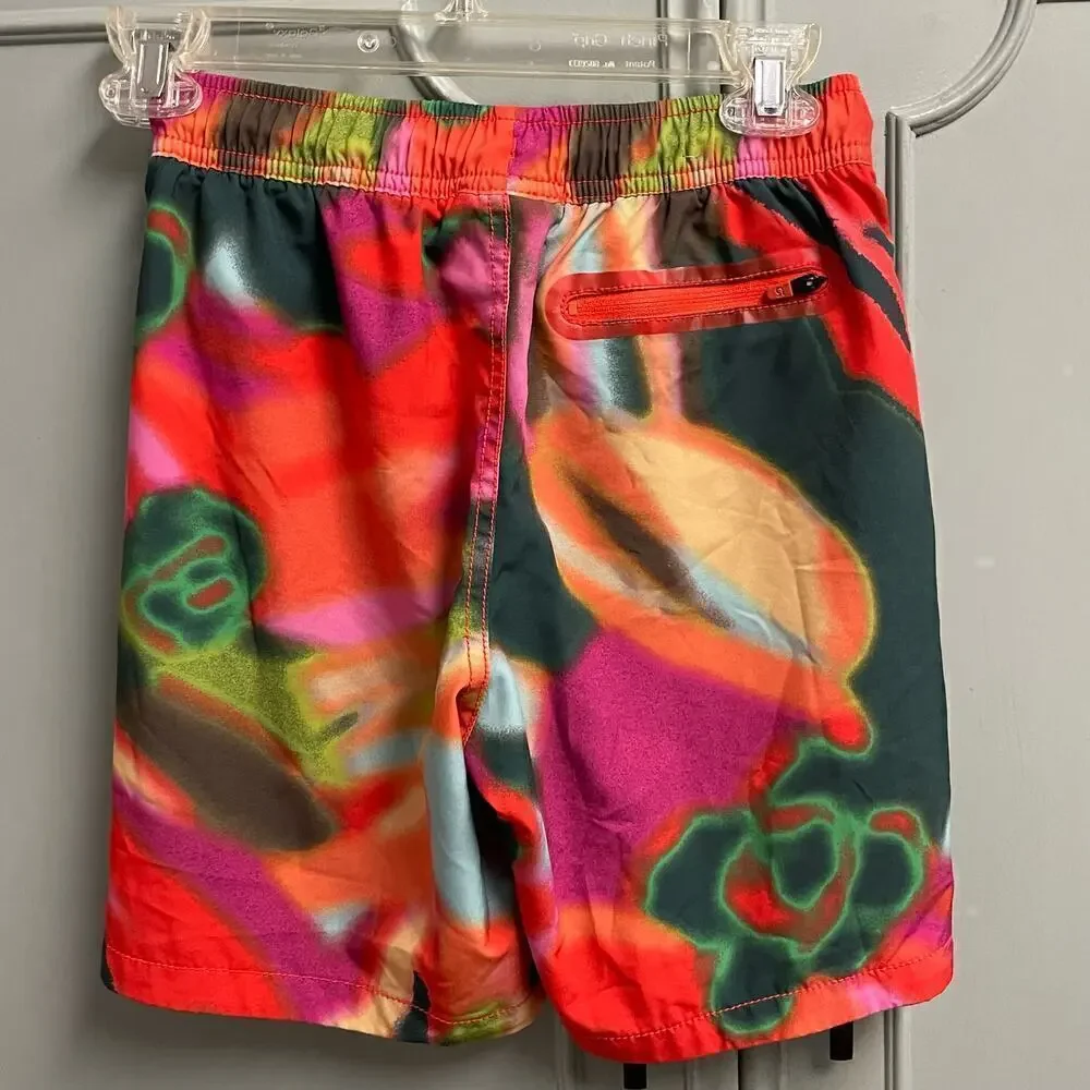 Gap Boys Size Large 10 Colorful Swim Trunks Shorts Pull On Bold Pattern